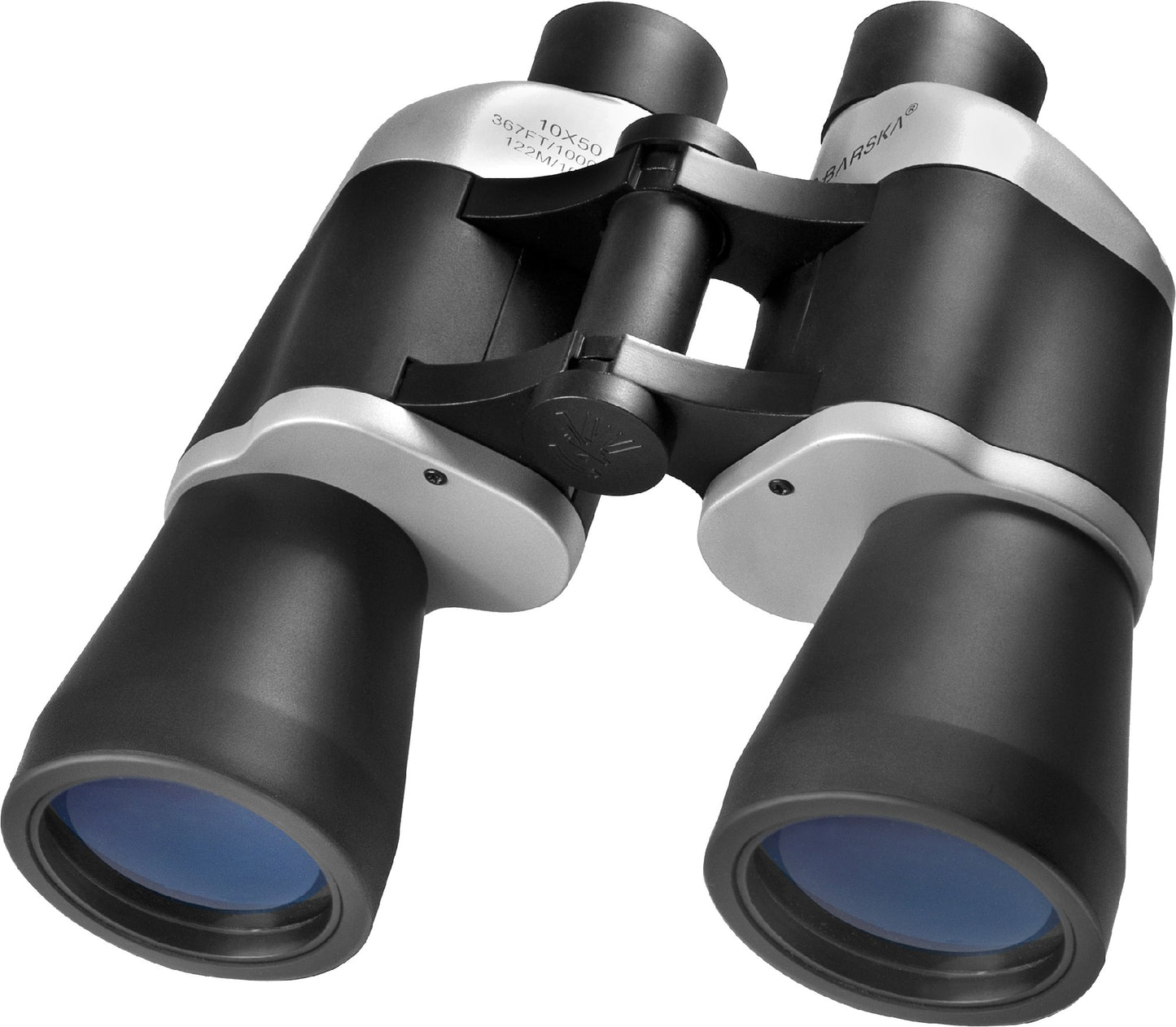 BARSKA 10X50 FOCUS FREE BINOCULARS.