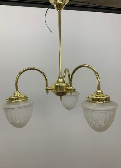 LEARBROOK 3LT BRASS ROD PENDANT(ONE ONLY)