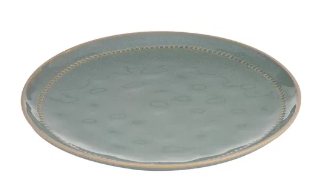 ROUND PLATTER 33CM CAMEO SAGE