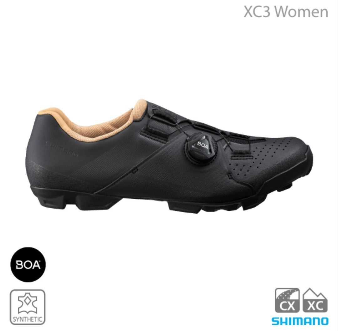 SHIMANO ROAD SHOES SH-XC300W S38 BLK