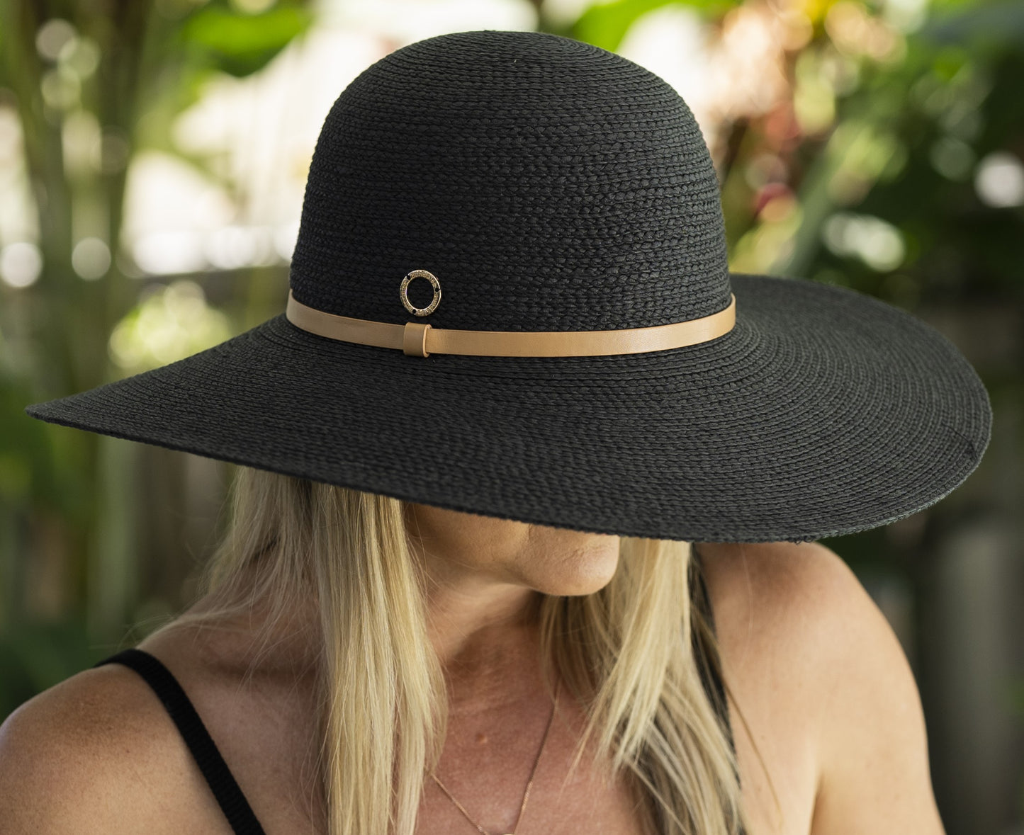 HAT MANDY WIDE BRIM BLACK