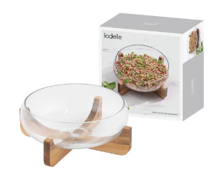 SALAD BOWL SMALL GLASS GATHER
