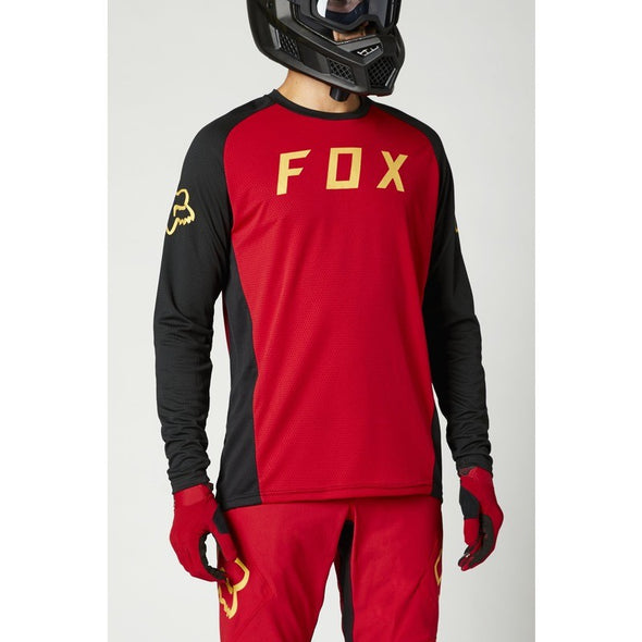 FOX DEFEND LS JERSEY XL CHILI