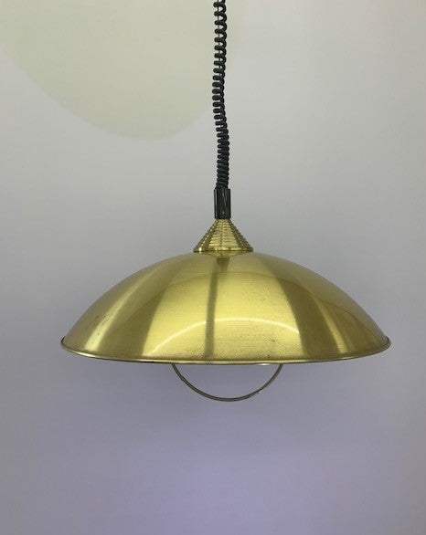 VAGA PULL DOWN POLISHED BRASS PENDANT(ONE ONLY)