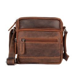 GW OLIVER SANDEL LEATHER SHOULDER BAG