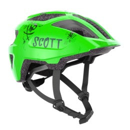 SCOTT HELMET SPUNTO KID FLURO GREEN 46-52CM