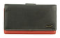 FRANCO BONINI CLASSIC FLAP OVER LADIES WALLET BLACK MULTI